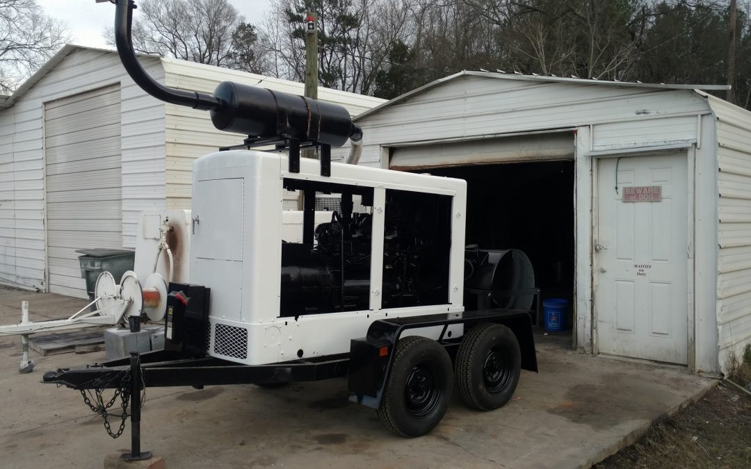 Electric Company Equipment Blasting, Painting, & Restoration